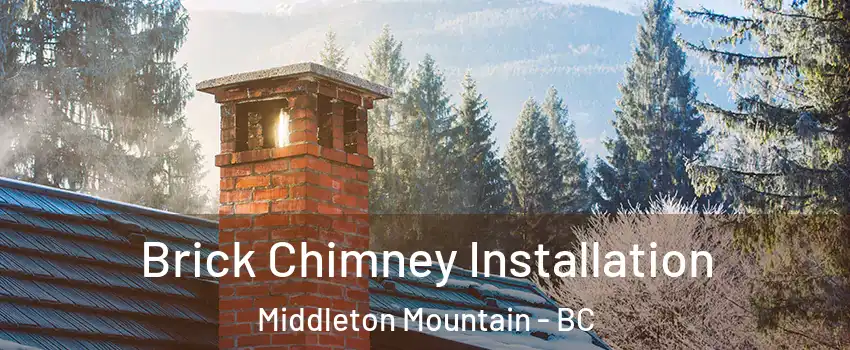  Brick Chimney Installation Middleton Mountain - BC