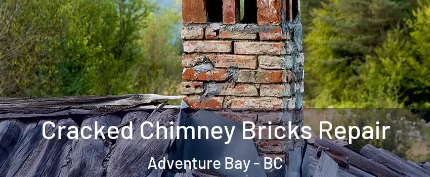  Cracked Chimney Bricks Repair Adventure Bay - BC