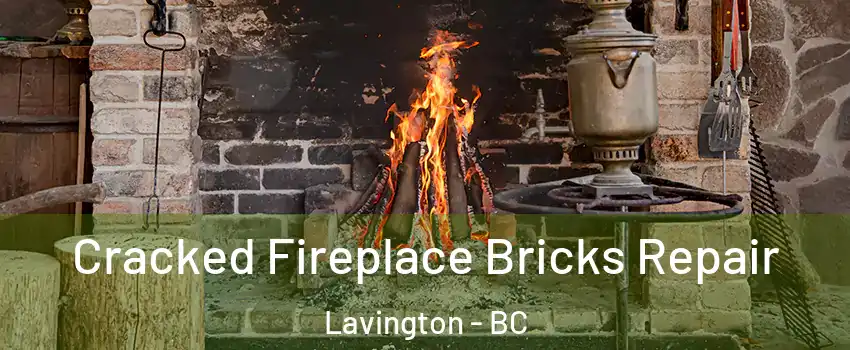  Cracked Fireplace Bricks Repair Lavington - BC