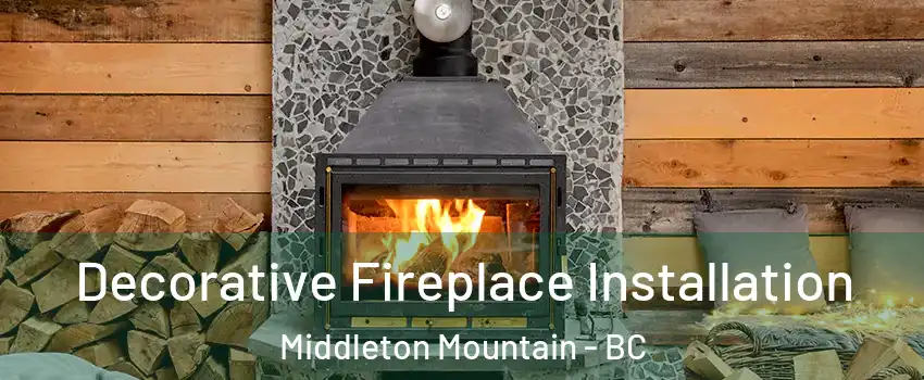  Decorative Fireplace Installation Middleton Mountain - BC