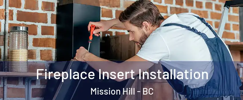  Fireplace Insert Installation Mission Hill - BC