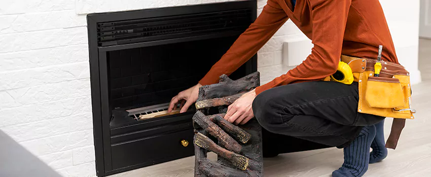 Metal Fireplace Installation in East Hill, British Columbia