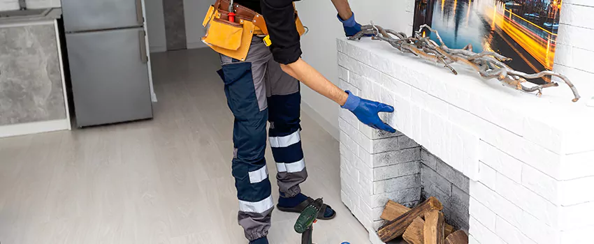Outdoor Fireplace Restoration in East Hill, British Columbia