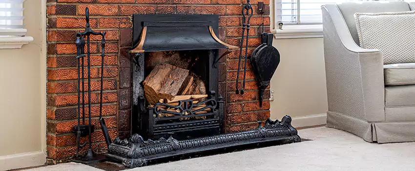 Vintage-style Fireplace Redesign in East Hill, British Columbia