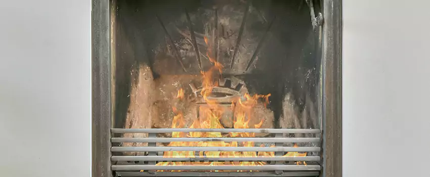 Travis Industries Linear Gas Fireplace Installation in Adventure Bay, British Columbia