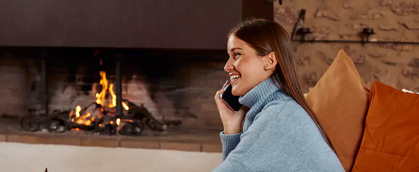 Dimplex Built-In Electric Fireplace Installation in East Hill, BC