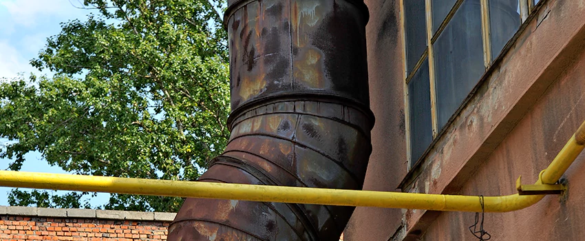 Lightning Protection Installation System for Industrial Chimneys in East Hill, British Columbia
