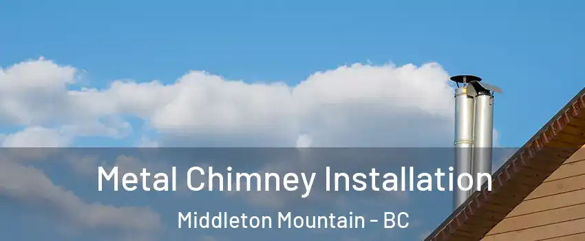  Metal Chimney Installation Middleton Mountain - BC