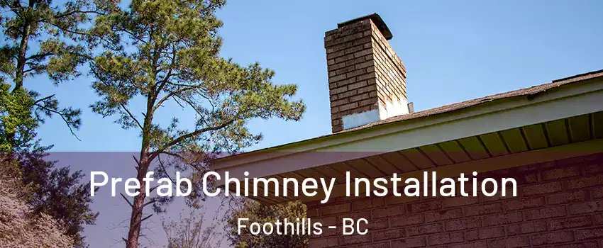  Prefab Chimney Installation Foothills - BC